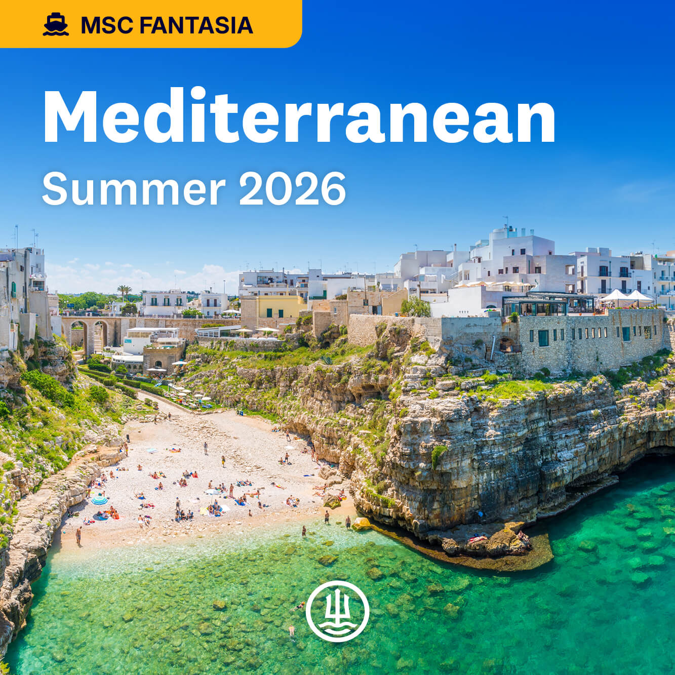  MSC Fantasia Summer 2026 Cruises from £106 