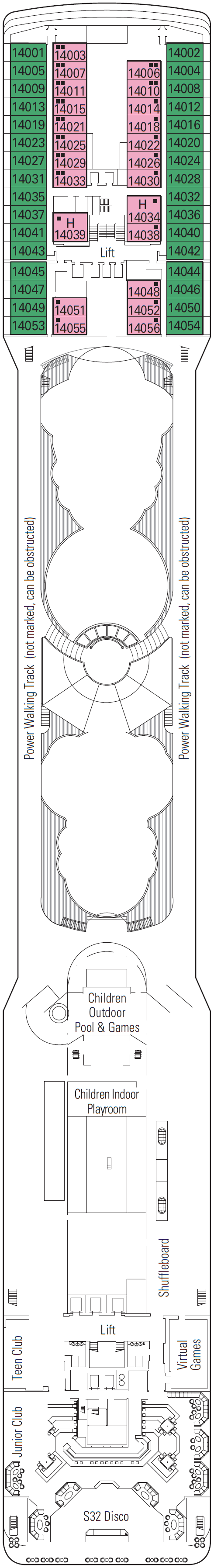 MSC Poesia - Deck 14 - Pascoli