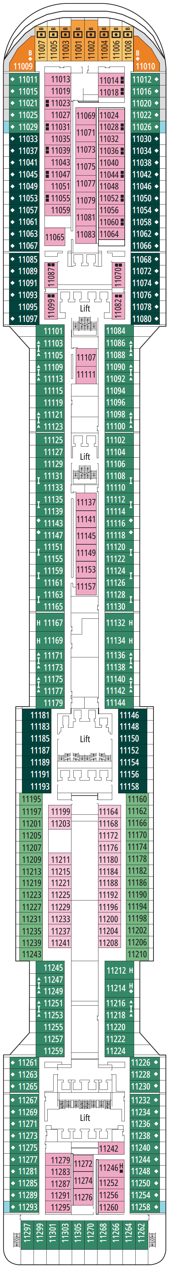 MSC Preziosa - Deck 11 - Giada