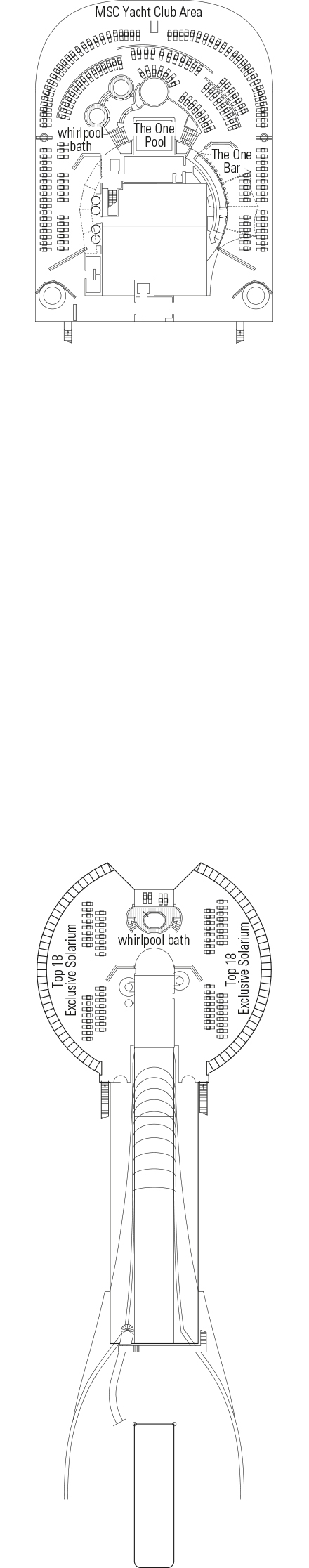 MSC Preziosa - Deck 18 - Topazio