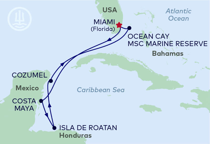 MSC World America - 2025 Caribbean Maiden Season - 2